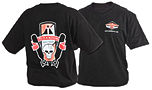 Airborne BMX Titanium Logo T-shirt X-Large, Black